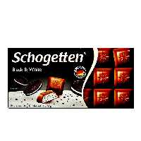 شکلات بیسکوییتی (سیاه و سفید) 100 گرم شوگوتن - schogetten