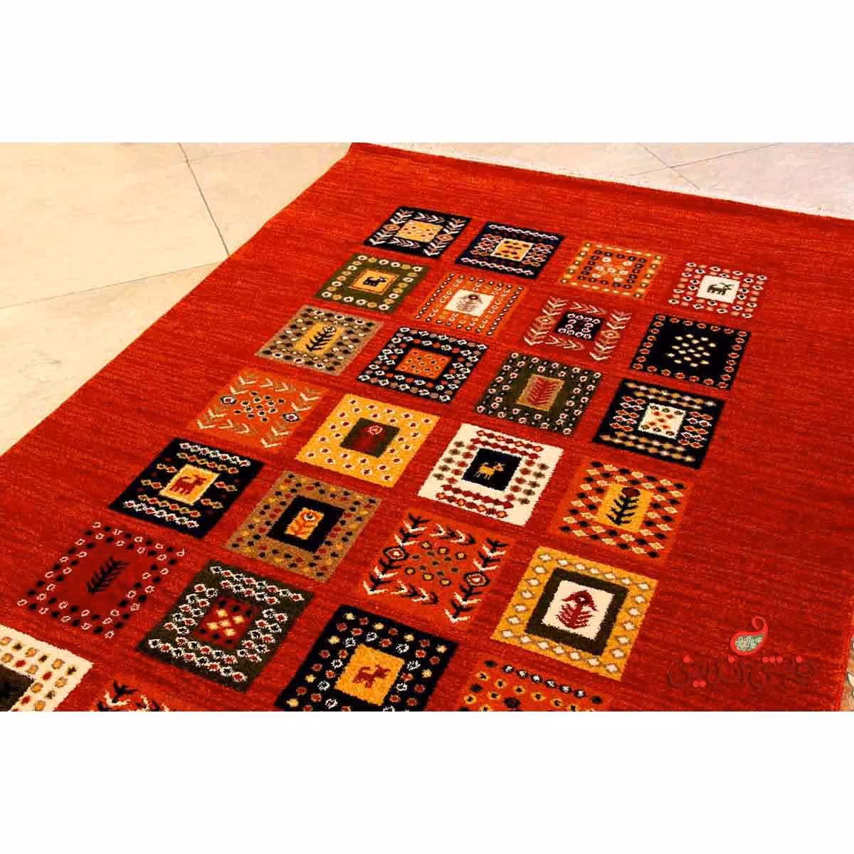 فرش ساوین طرح مهرلاکی