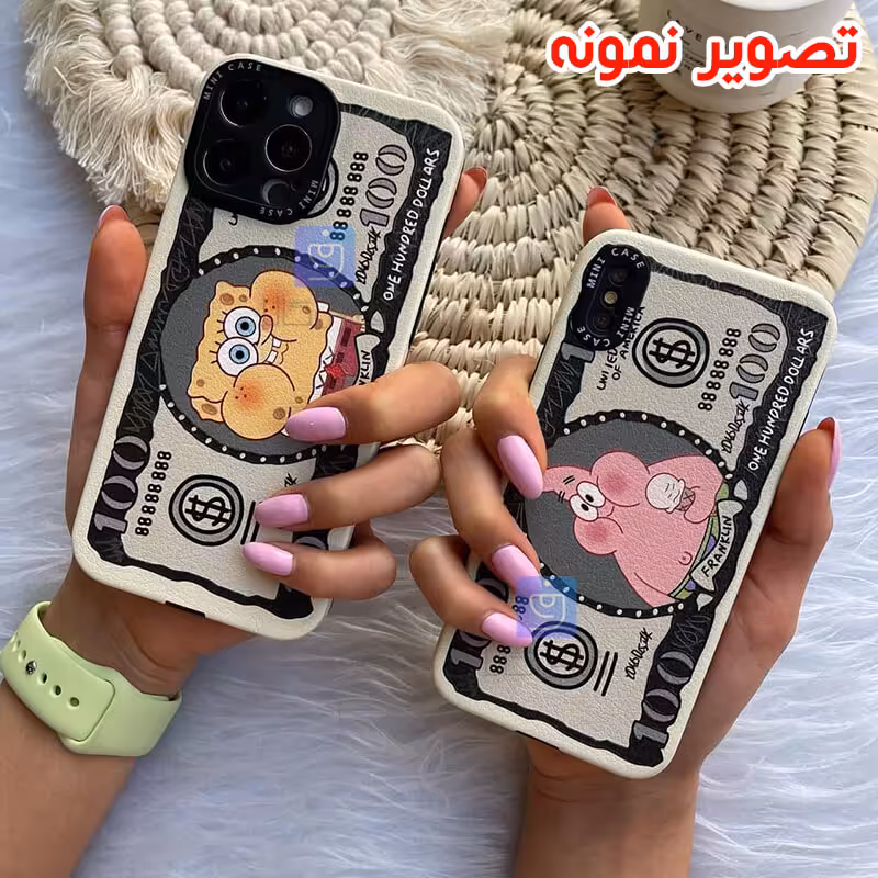 خرید قاب فانتزی گوشی آیفون 7 پلاس مدل دلار باب اسفنجی و پاتریک از فارس کالا
