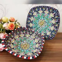 ست کامل پذیرایی سفالی میناکاری