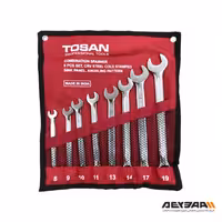 مجموعه 8 عددی آچار تخت و رینگی توسن مدل TI101-S8