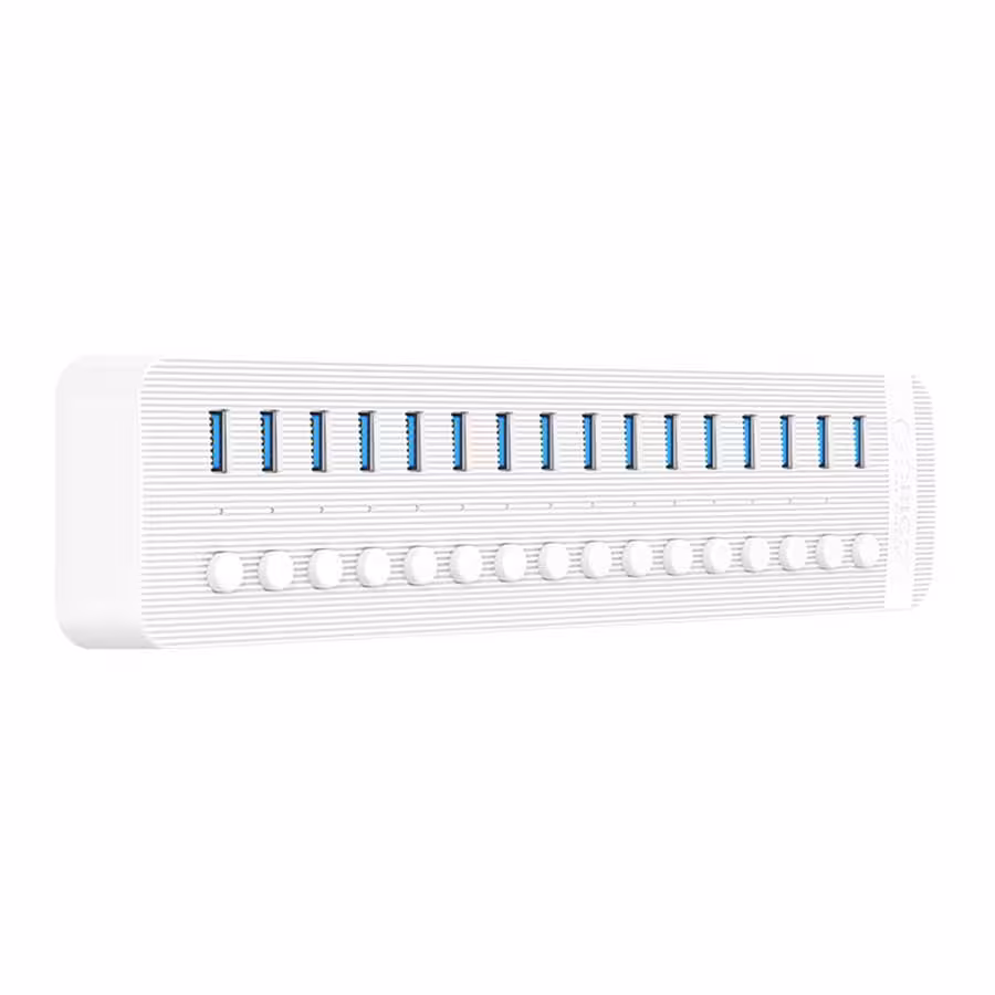 قیمت و خرید هاب USB 3.0 شانزده پورت اوریکو مدل CT2U3-16AB-EU | یاس ارتباط