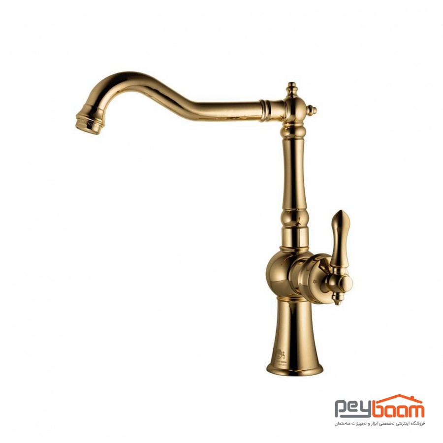 شیر ظرفشویی آشپزخانه درخشان مدل آکوا گلد