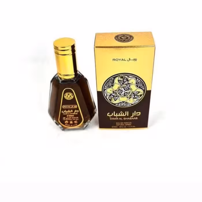 ادکلن دار الشباب (رویال ) 50 میل.برند ارض الزعفران.امارات.دبی.اورجینال
