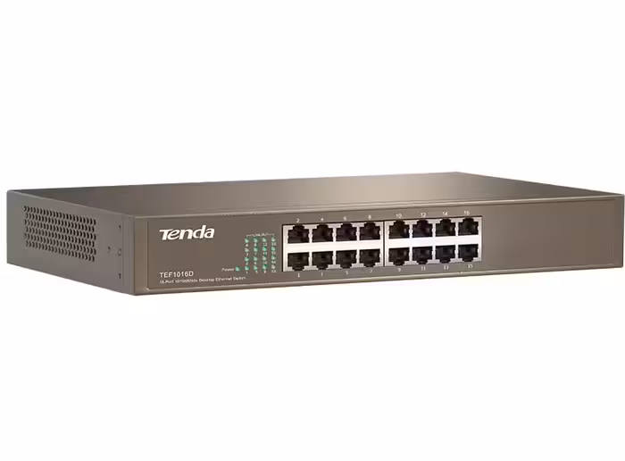 سوئیچ 16 پورت غیرمدیریتی تندا مدل تی ای اف 1016 دی