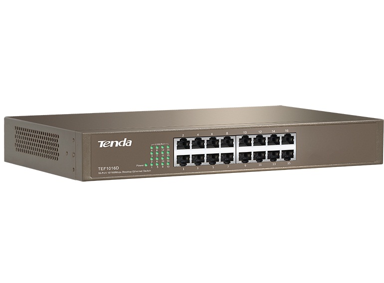 سوئیچ 16 پورت غیرمدیریتی تندا مدل تی ای اف 1016 دی