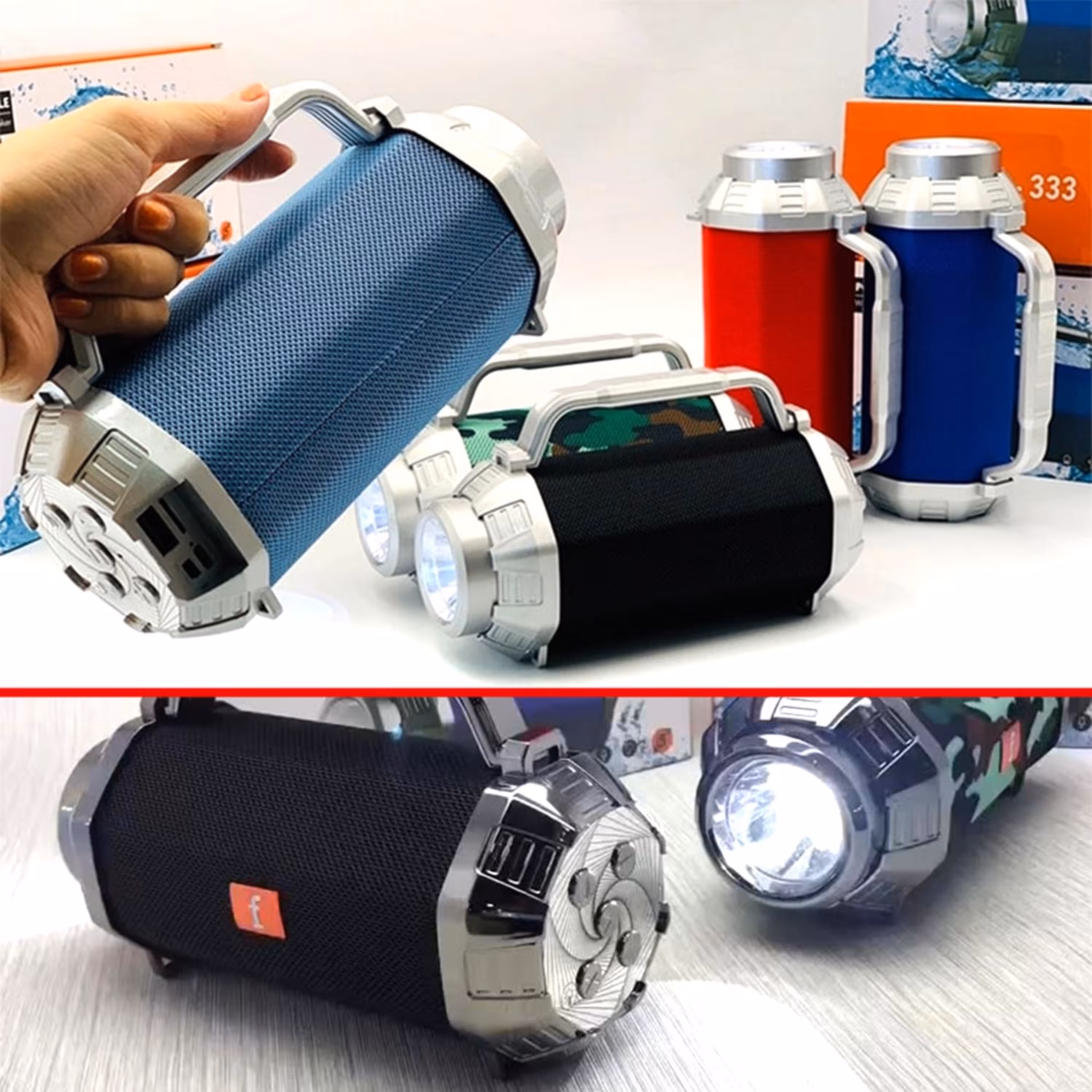 اسپیکر بلوتوثی قابل حمل مدل TS - 333