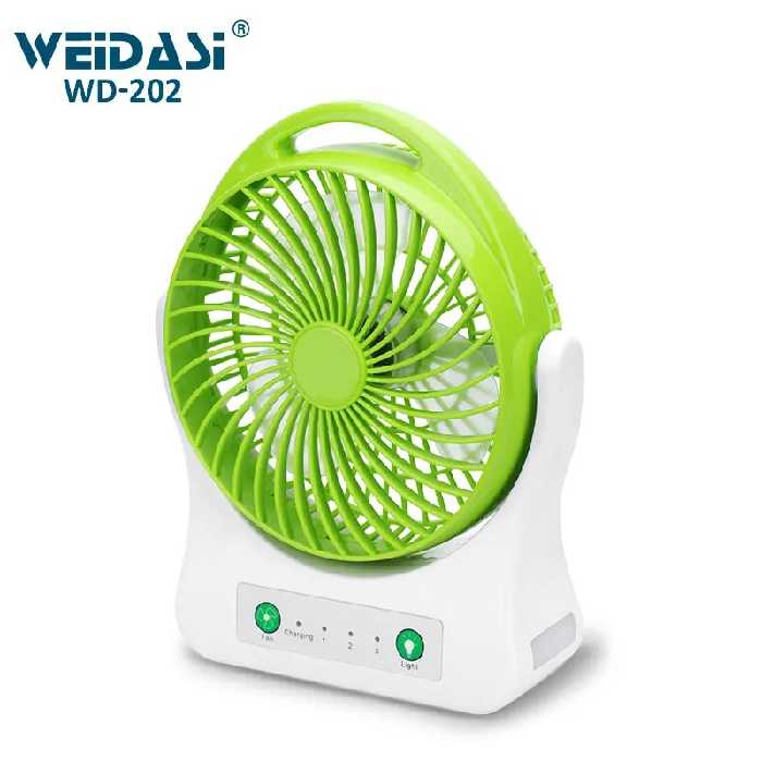 پنکه پاوربانک رومیزی شارژی ویداسی مدل WD-202 - فروشگاه قشمی شاپ QESHMISHOP