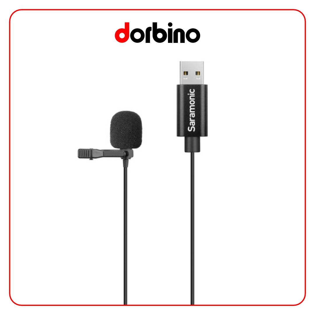 میکروفون سارامونیک Saramonic SR-ULM10 Omnidirectional USB Lavalier Microphone - فروشگاه دوربین دوربینو