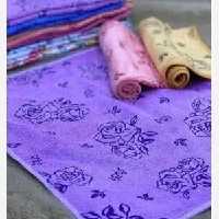 دستمال حوله ای طرح گل | amazonchi