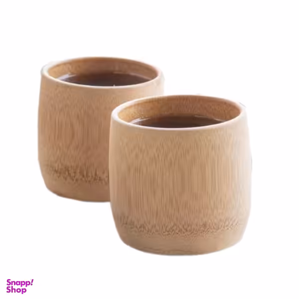 لیوان بامبو مدل سزار کد 100 بسته 2 عددی