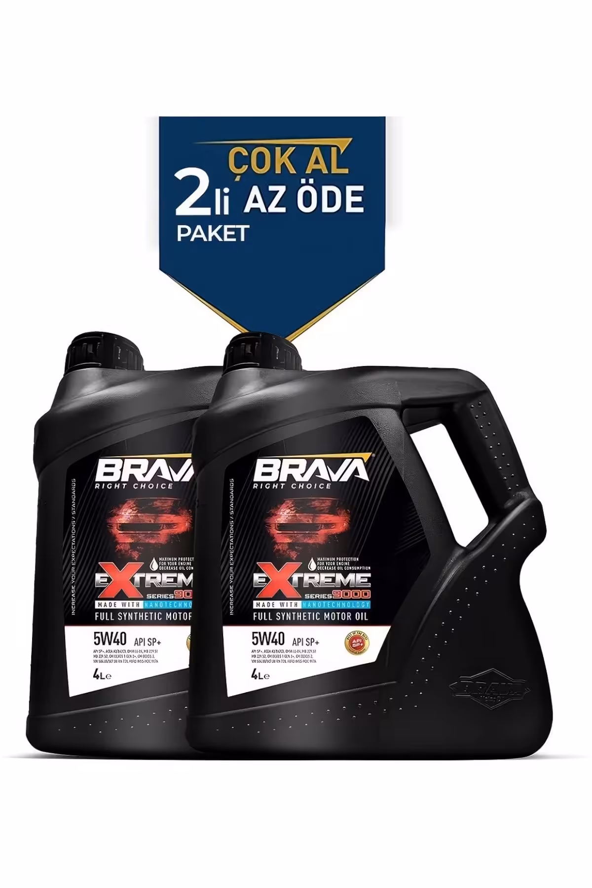روغن و مکمل موتور EXTREME 9000 5W40 2X 4 LT Brava
