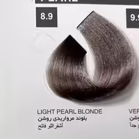 رنگ بلوند مرواریدی روشن8.9 ،رنگ مو کاترومر بدون آمونیاک و یک عدد اکسیدان 150 میلی لیتر | amazonchi
