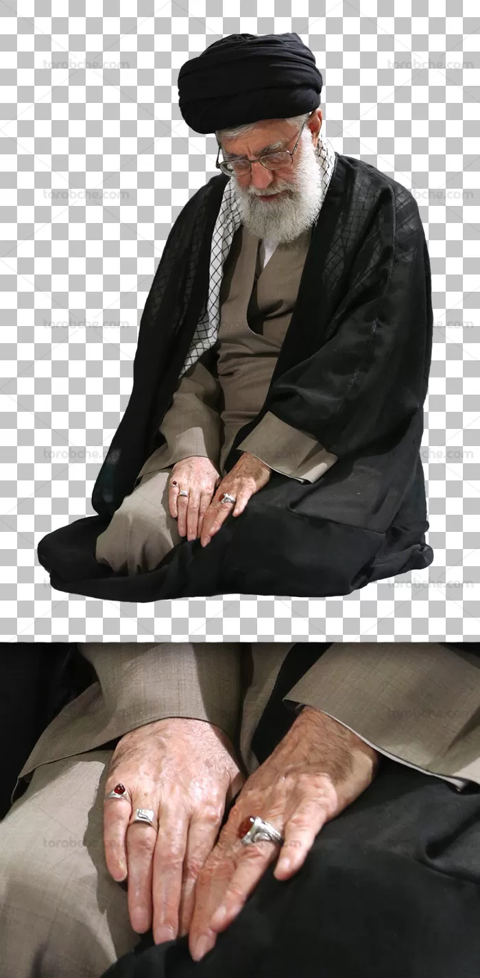 عکس با کیفیت دوربری شده امام خامنه ای شماره 04 - گرافیک با طعم تربچه