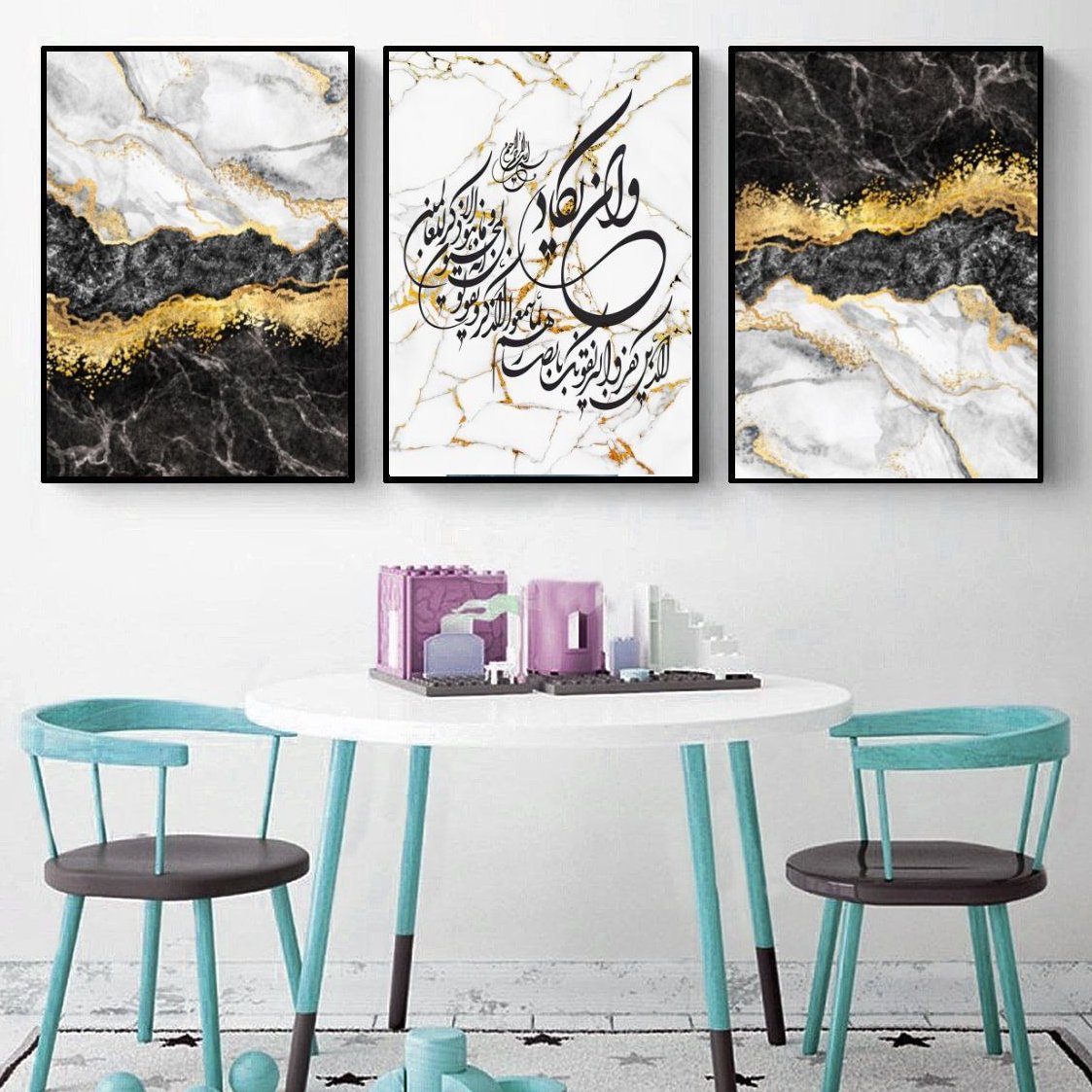 تابلو دکوراتیو 3تیکه کد   0081