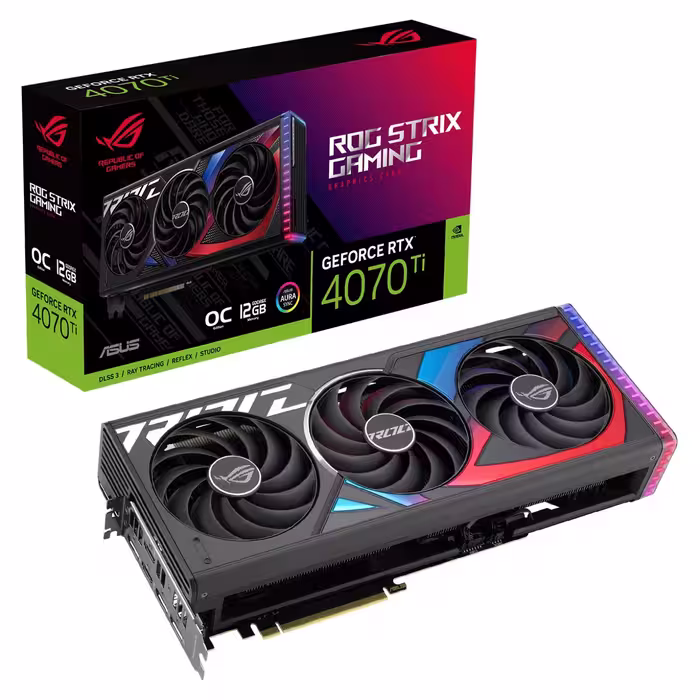 کارت گرافیک ایسوس ROG Strix GeForce RTX 4070Ti 12GB GDDR6X OC Edition