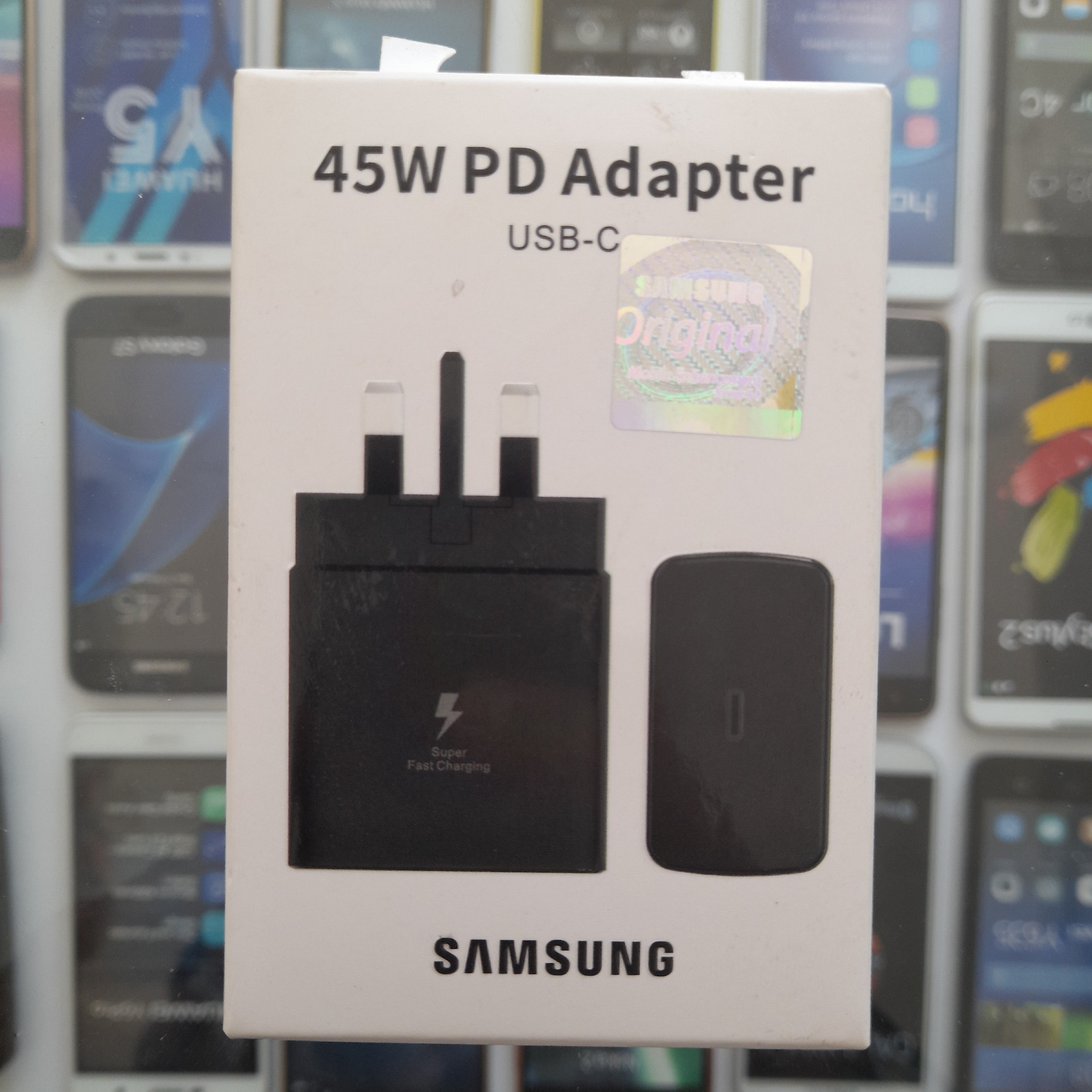 کلگی شارژ (آداپتور) سامسونگ اصل 45 وات سوپر فست شارژ