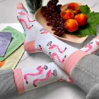 جوراب فلامینگو ساقدار نخ پنبه فری سایز