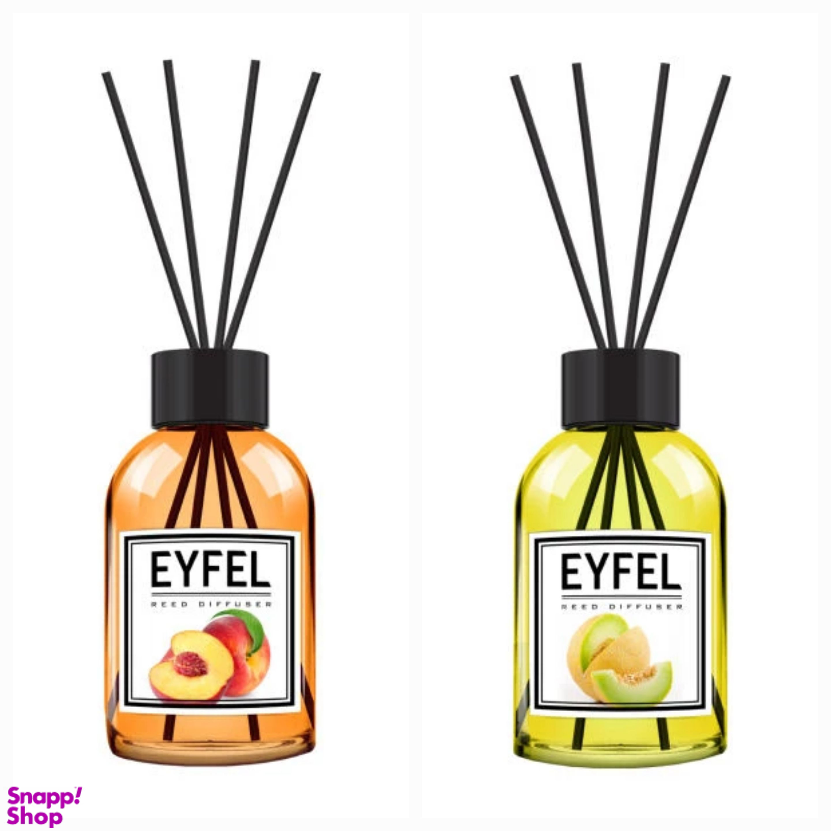 خوشبو کننده هوا ایفل مدل هلو و ملون حجم 120 میلی لیتر بسته 2 عددی