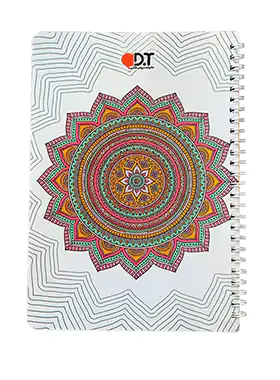 دفتر مشق 100 برگ دروس طلایی طرح اسلیمی | چی بخونم