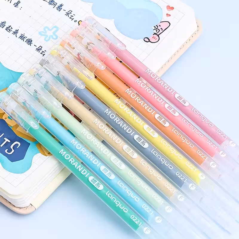 روان نویس فانتزی  9 رنگ پاستلی کد K0051