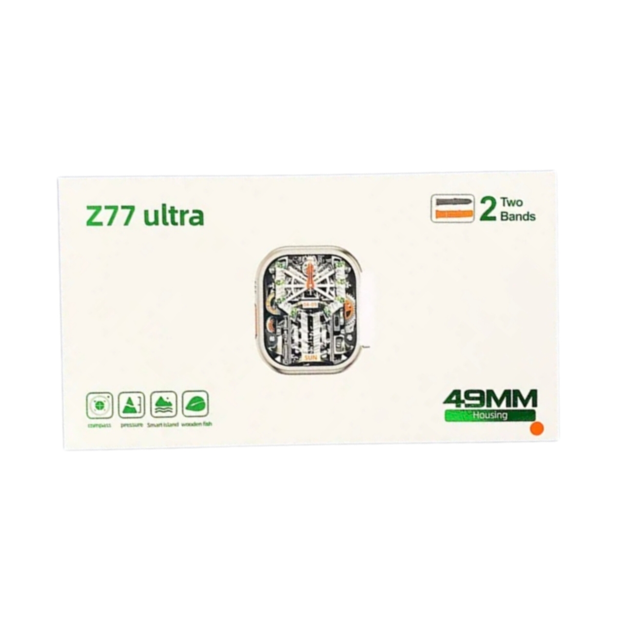 ساعت هوشمند الترا مدل z77 ultra با بند چرم