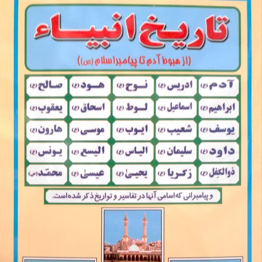 کتاب تاریخ انبیا
