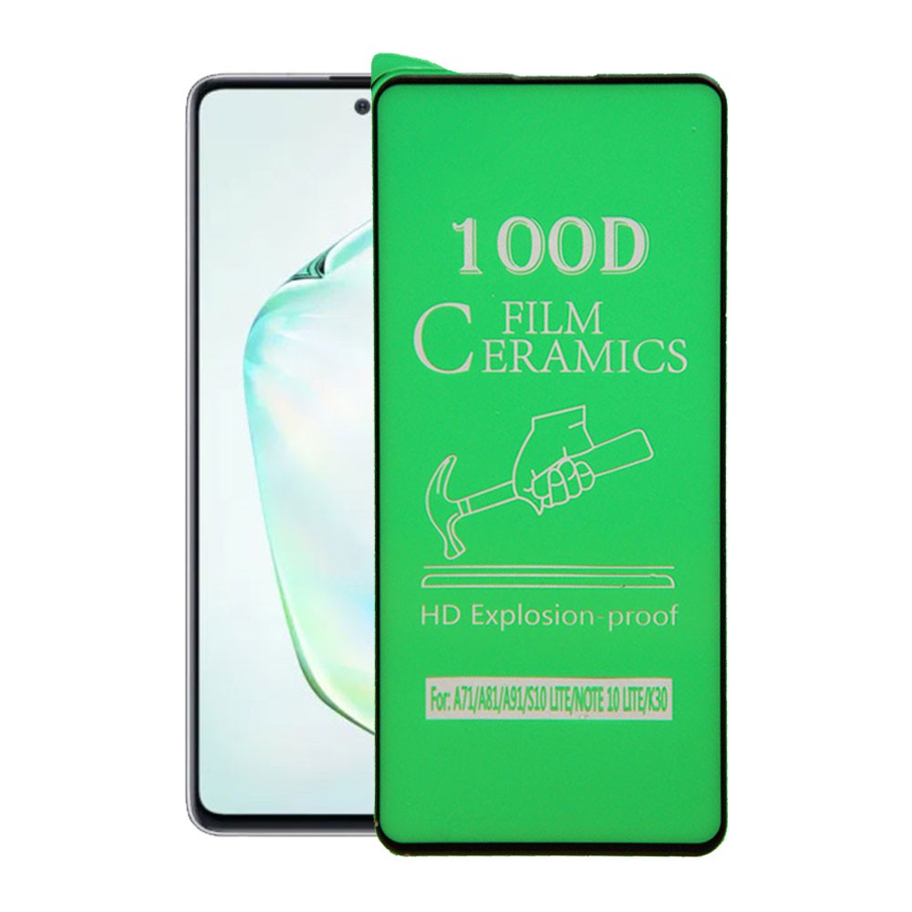 محافظ صفحه نمایش سرامیکی شفاف مناسب برای گوشی موبایل A71/A81/A91/M51/Note 9s/9 Pro/9 Pro Max/Poco X3/Note 10 Lite
