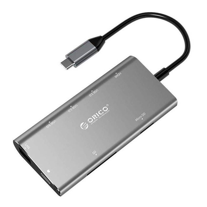 هاب Type-C به HDMI/USB/LAN اوریکو مدل CLH-W2