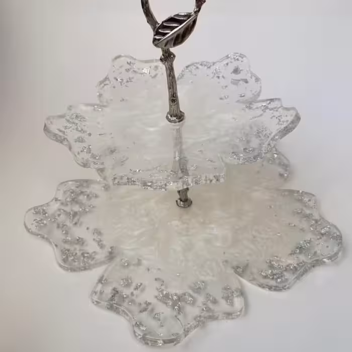 شیرینی خوری  دو طبقه رزینی