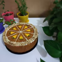 کیک هویج و گردو و دارچین