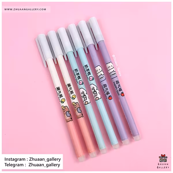 خودکار پاک کن دار HAPPY ANIMALS حیوانات شاد