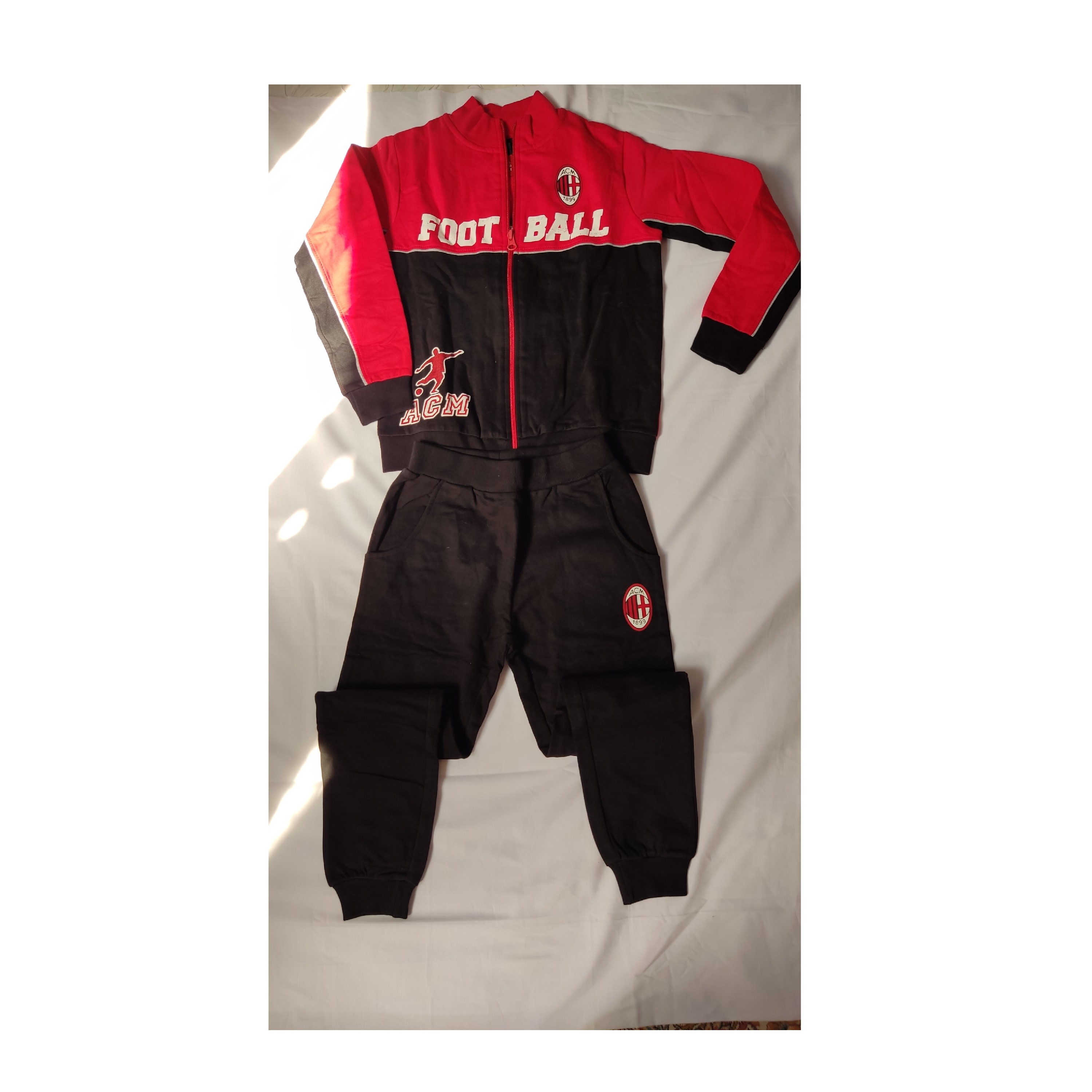 ست سویشرت شلوار  توپنبه ای پسرانه سایز8 سال وارداتی (ارسال رایگان)