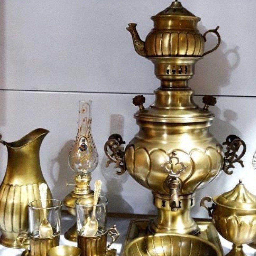 سماور 3لیتری برنجی