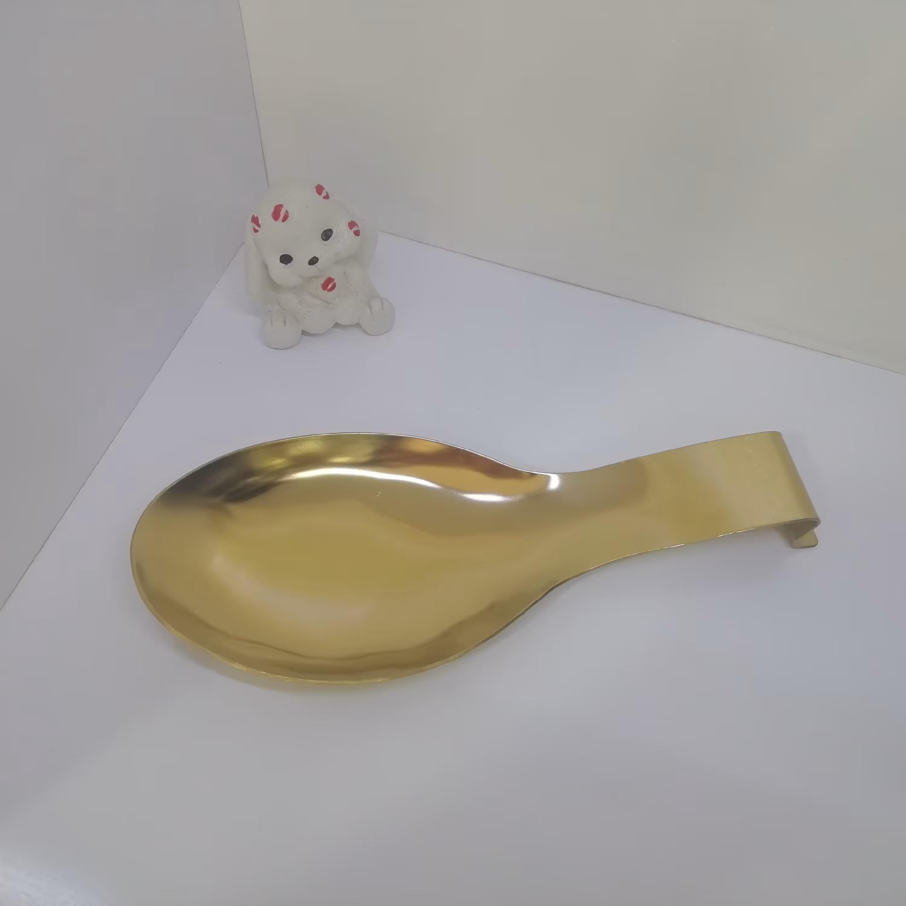جا قاشقی کنار گازی استیل طلایی 