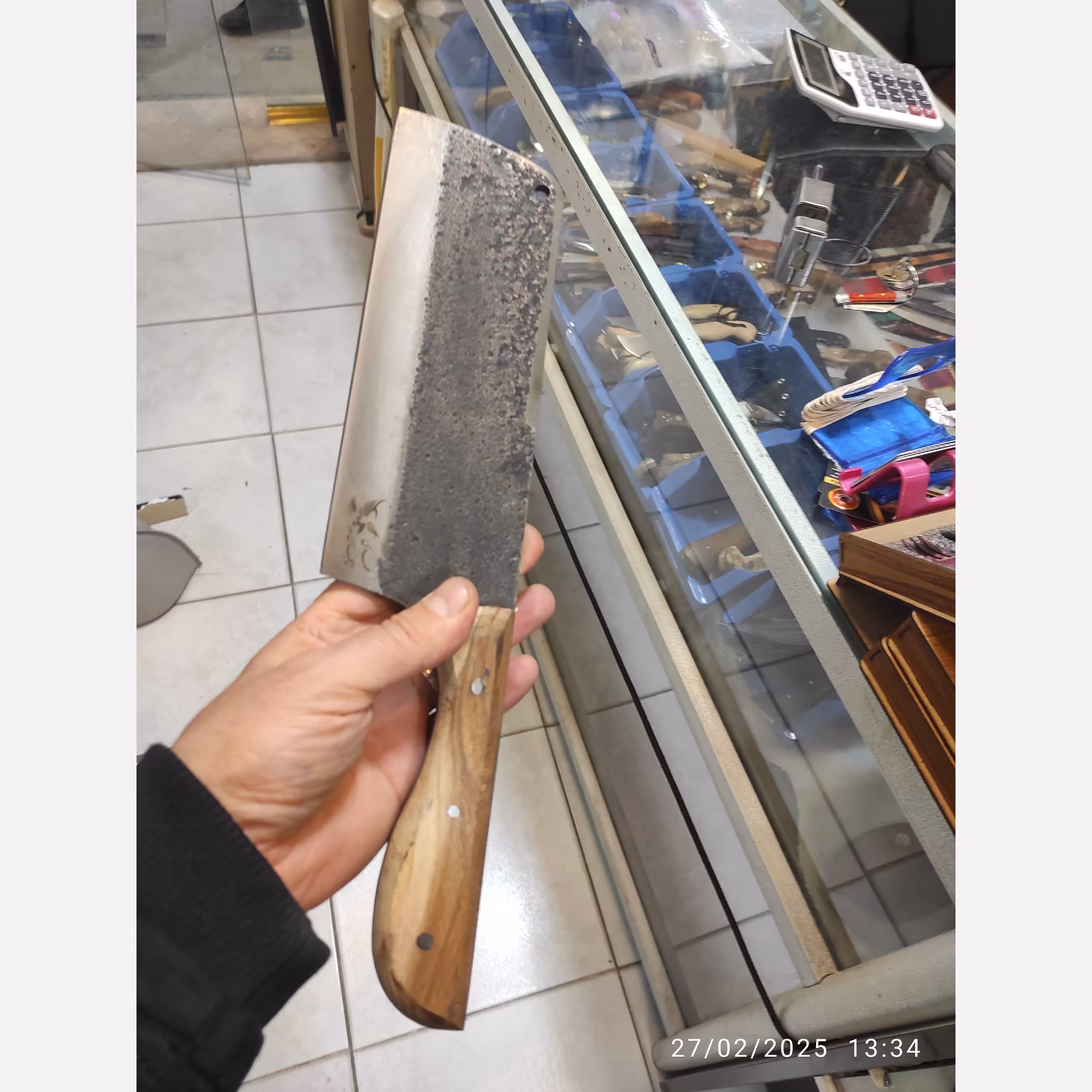 ساطور  آهن بر. اصل زنجان