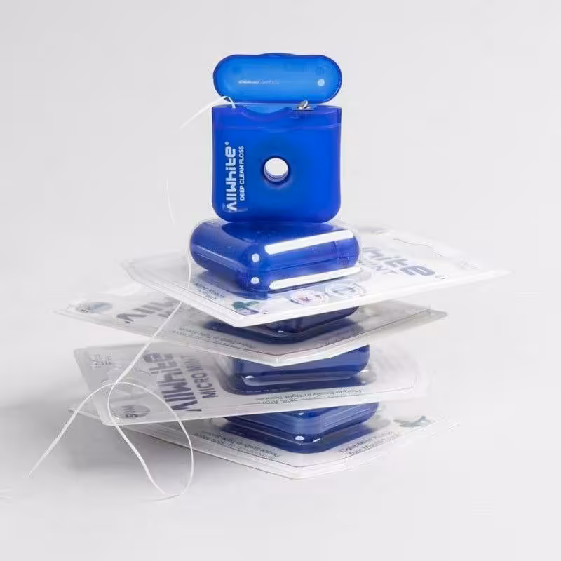 نخ دندان الوایت مدل میکرو مینت طول 50متر نعنایی بسیار محکم 