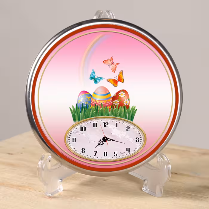 ساعت رومیزی و دیواری طرح نوروز سیناتیک قطر 16