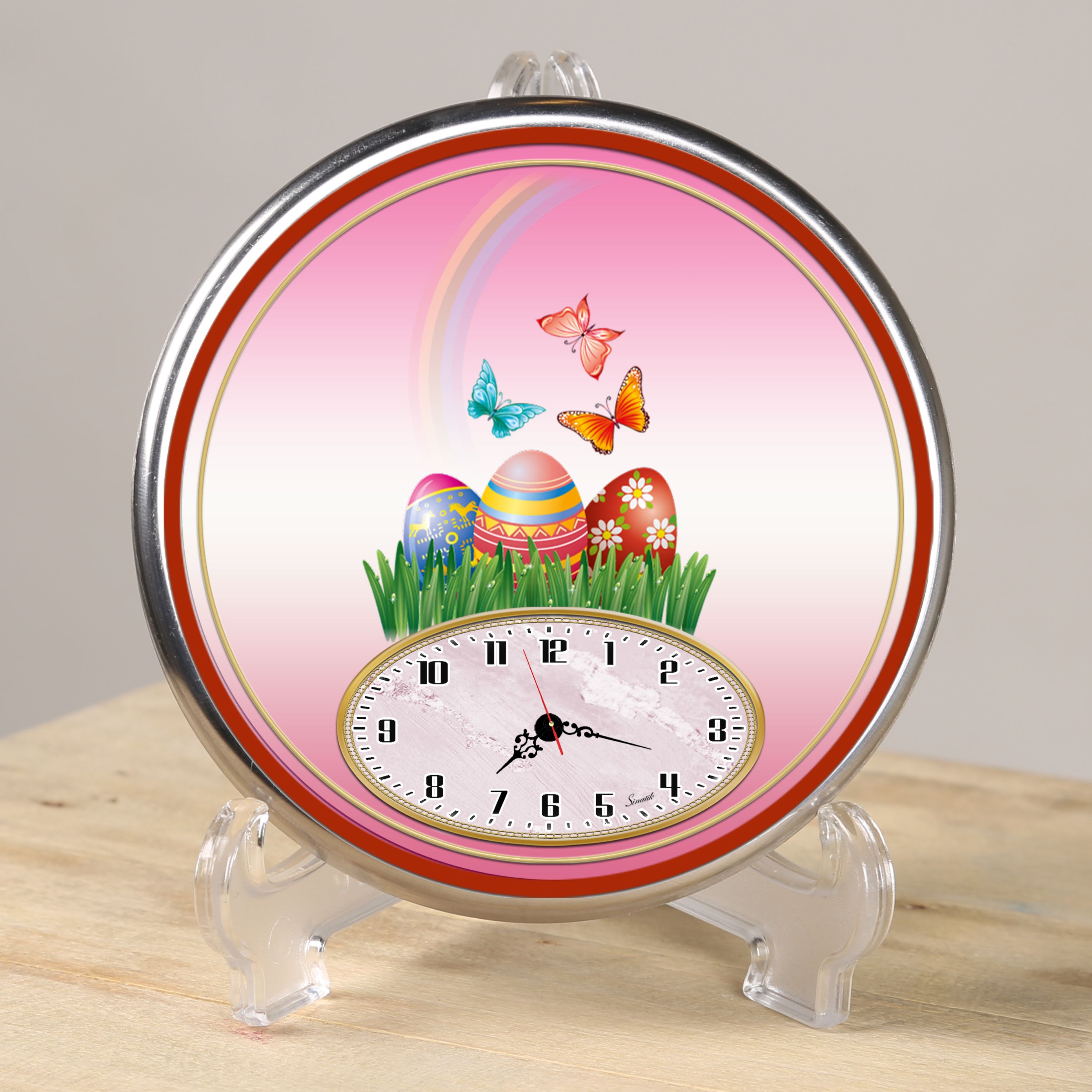 ساعت رومیزی و دیواری طرح نوروز سیناتیک قطر 16