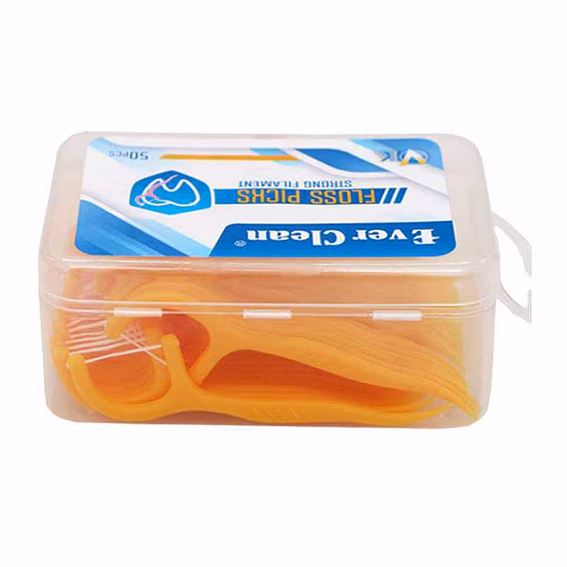 قیمت خرید اینترنتی نخ دندان دسته کمانی اورکلین 50 عددی | فارموکسین