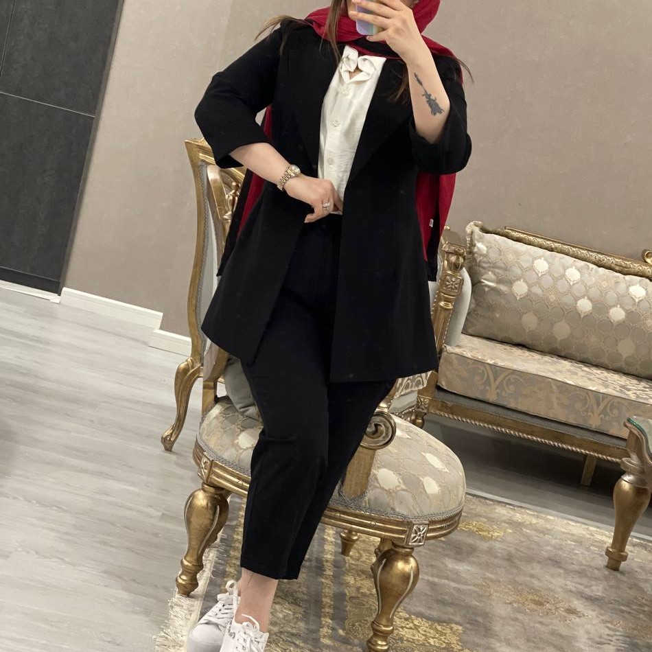 ست مانتو وشلوار زنانه طرح حنانه با ارسال رایگان