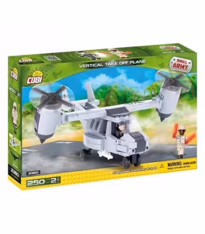 اسباب بازی ساختنی مدل ارتش کوچک- هواپیمای عمود پرواز  Cobi Small Army Vertical Tak Plane