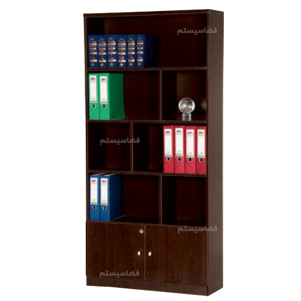 کتابخانه 7 باکسی با کمد دو درب کد 556