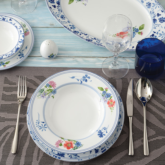 سرویس چینی 2َ8 پارچه غذاخوری گرانادا 6 نفره ایتالیا اف