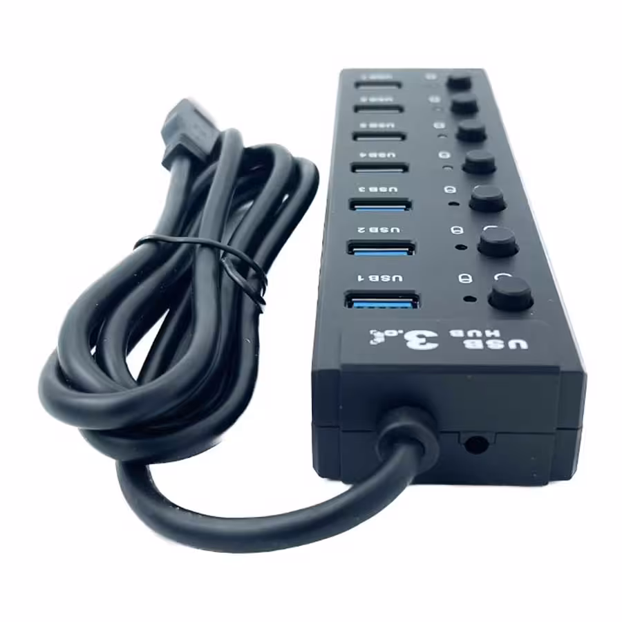 قیمت و خرید هاب USB 3.0 هفت پورت کی نت مدل K-HUAMH907 | یاس ارتباط