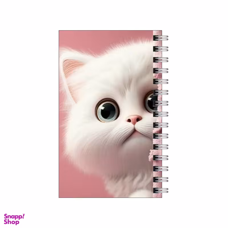 دفترچه یادداشت مدل to do list طرح گربه پشت دیوار کد 1119189