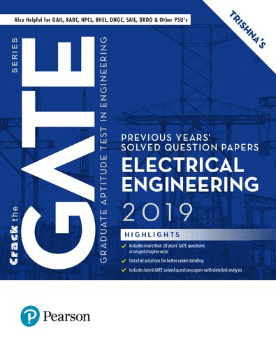  دانلود کتاب Gate 2019 Electrical Engineering Previous Years' Solved Question Papers, 2019 - دانلود کتاب های دانشگاهی
