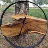 ساعت چوبی روستیک مدل 90