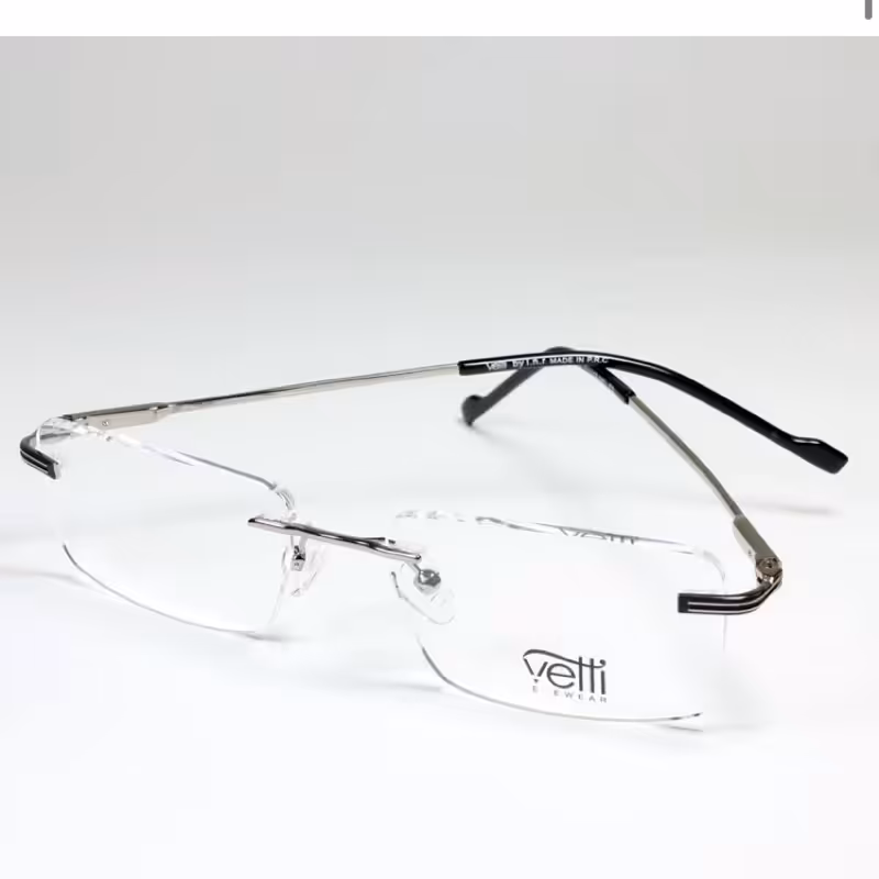 فریم عینک طبی گریف بدون فریم جدید مستطیل مردانه 241