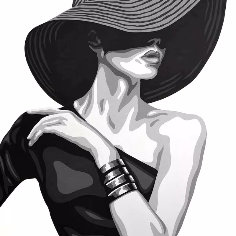 نقاشی پاپ آرت لیدی